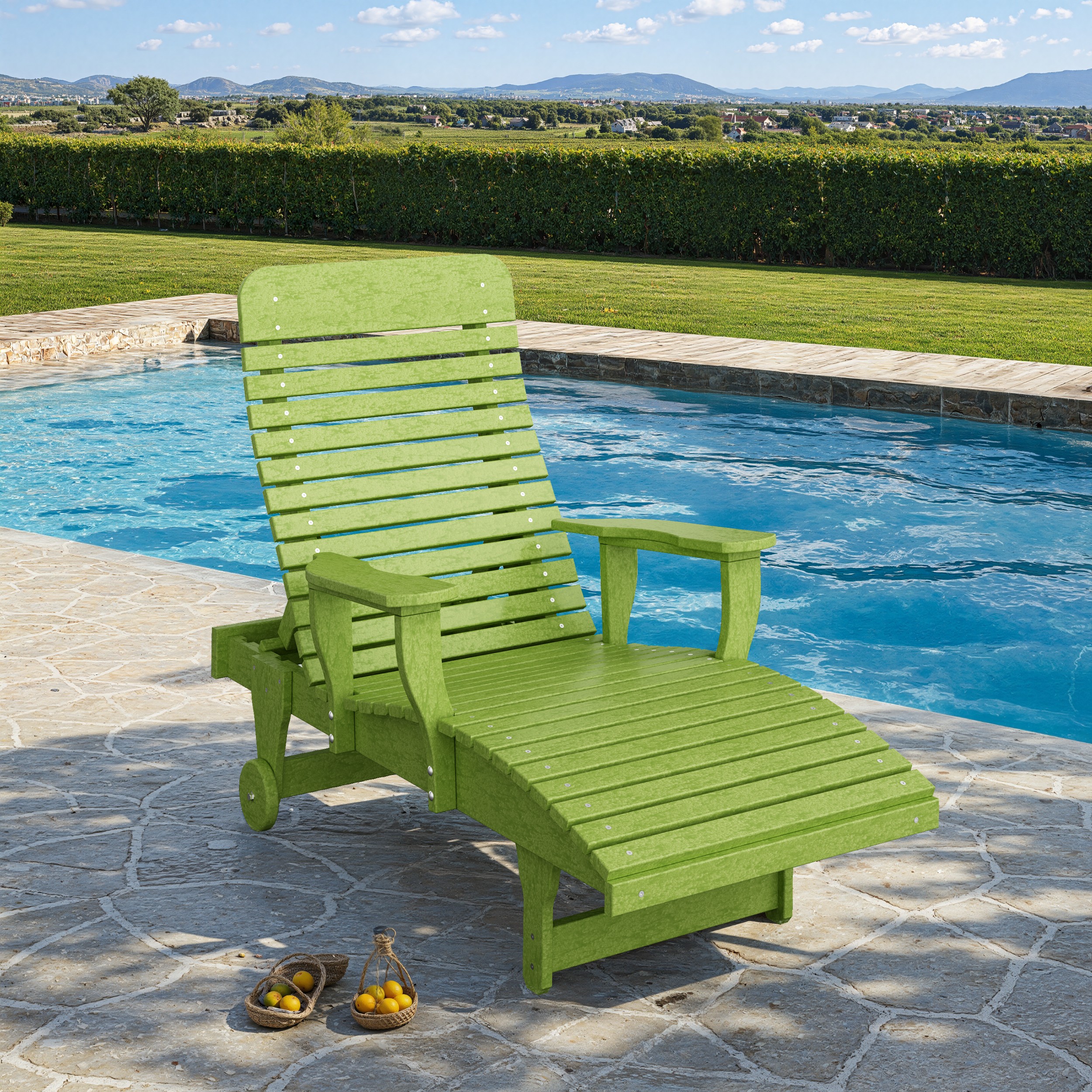 Signature Chaise Lounge with Arms