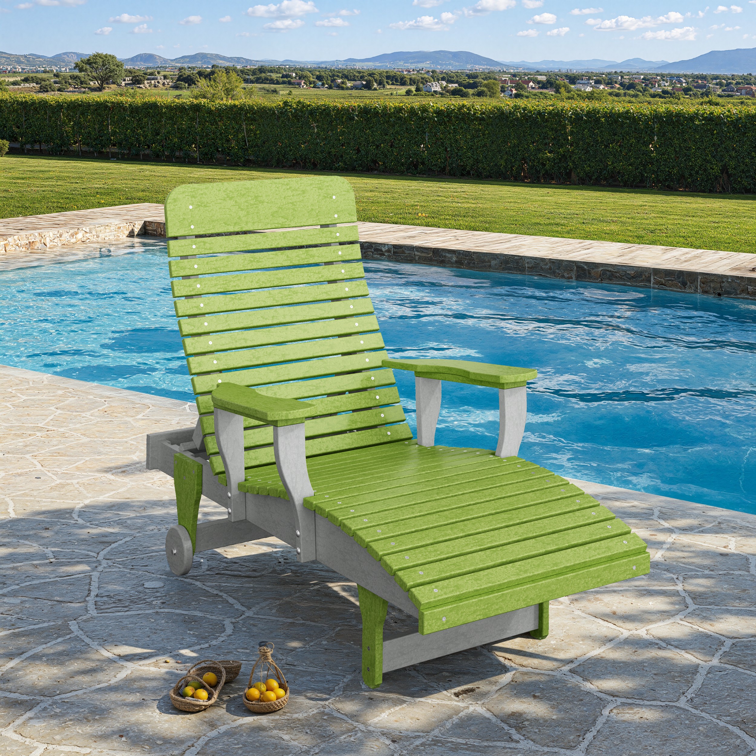 Signature Chaise Lounge with Arms