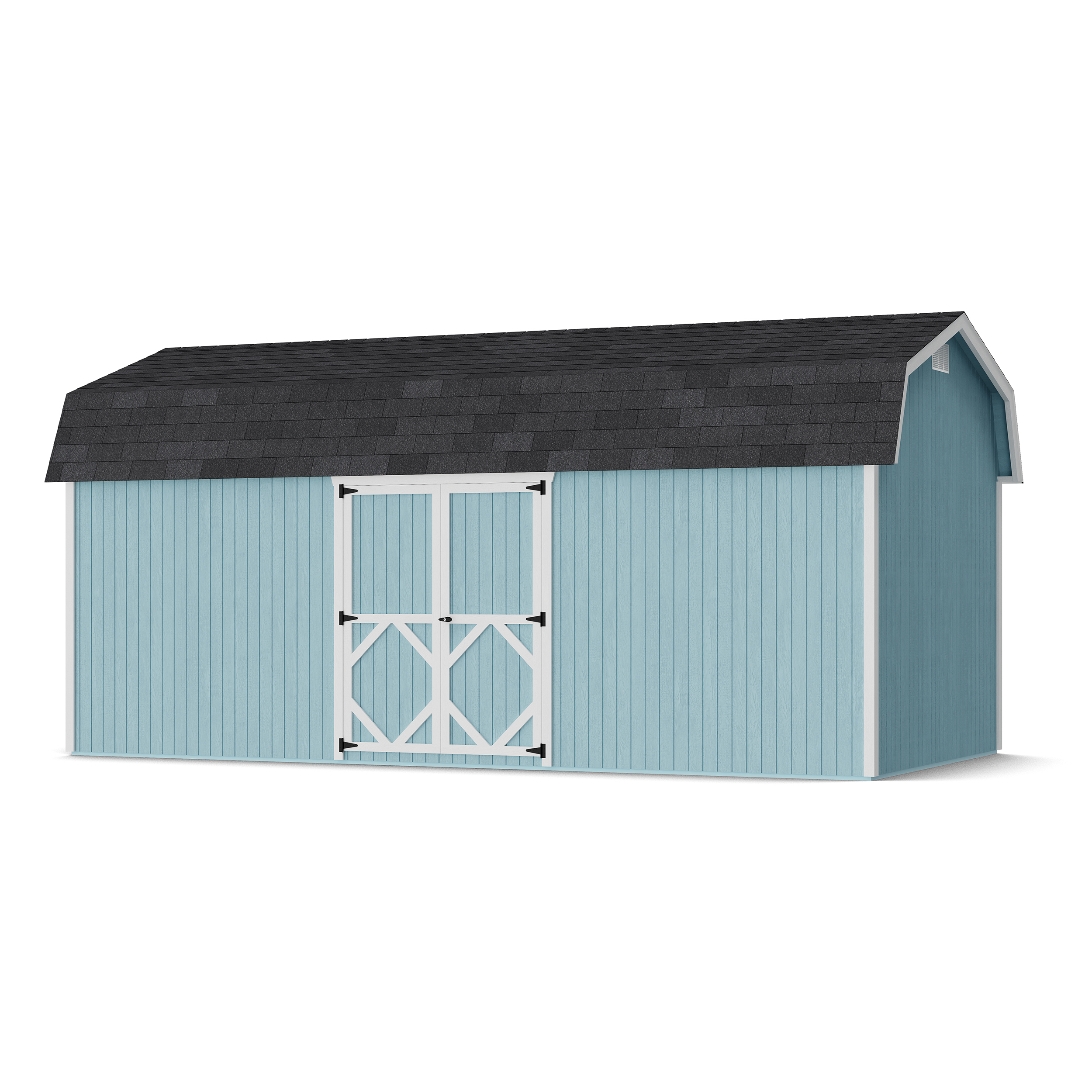 Classic Gambrel 6' Barn Shed with Side Entry