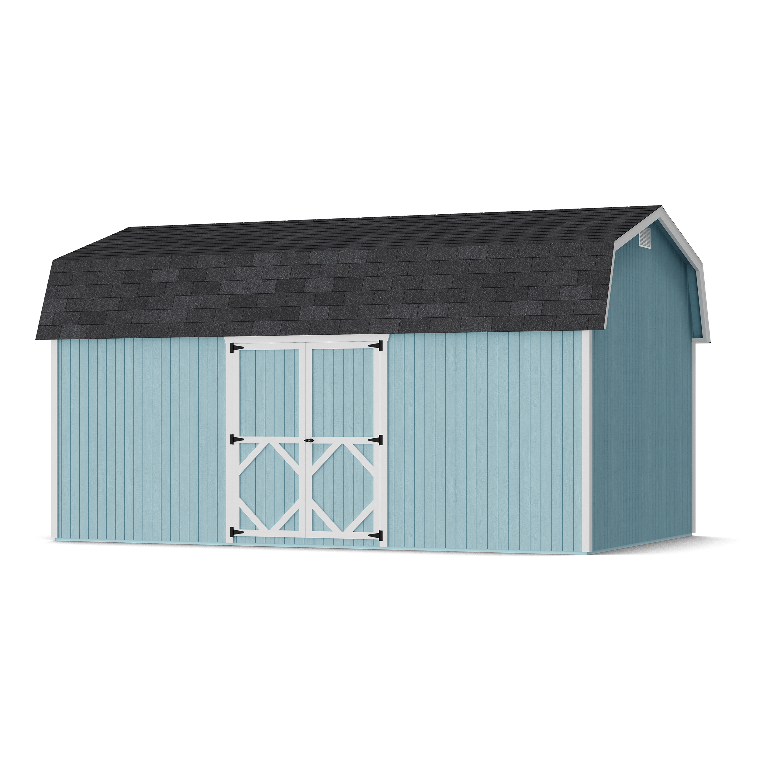 Classic Gambrel 6' Barn Shed with Side Entry