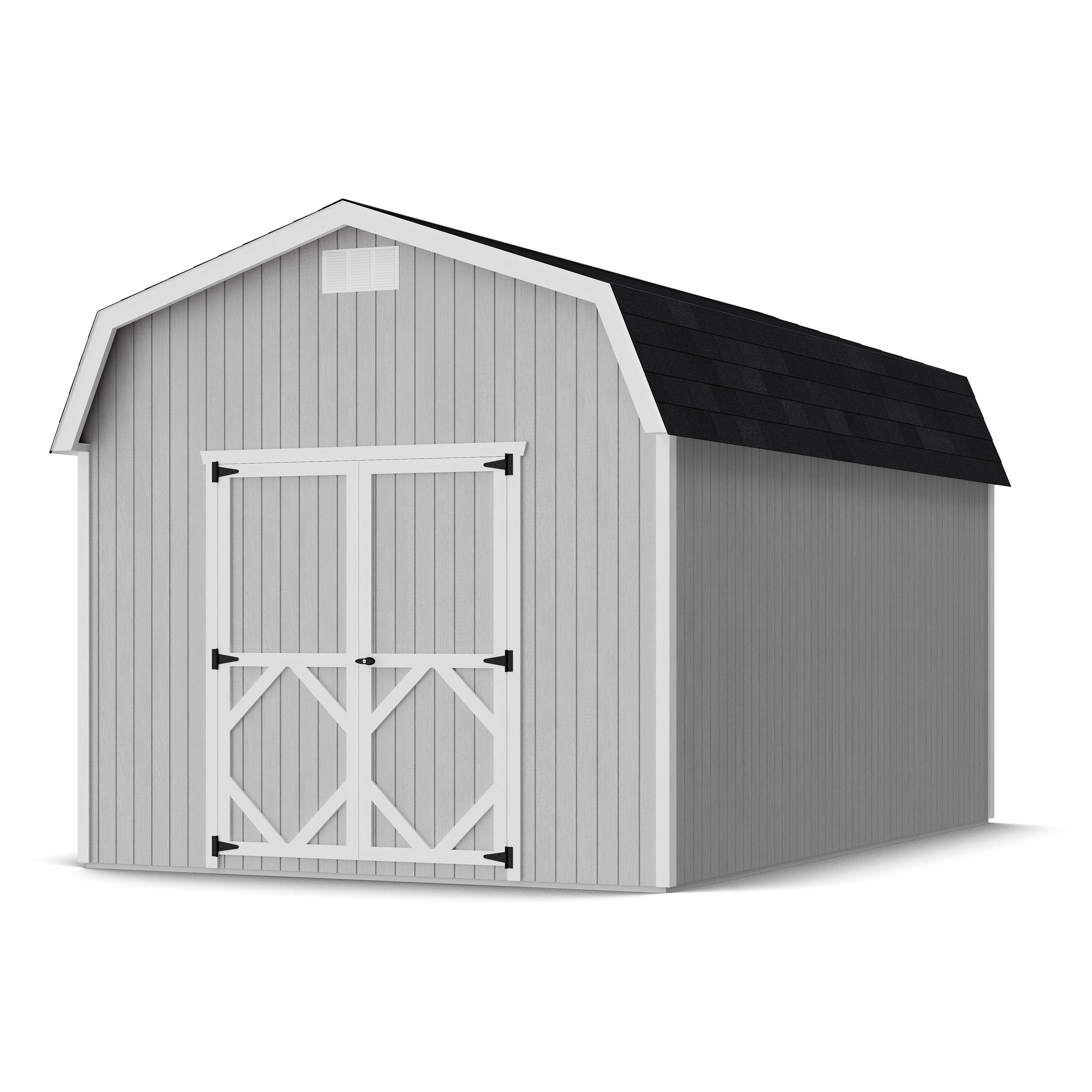 Front view of Classic Gambrel 6' Barn Shed