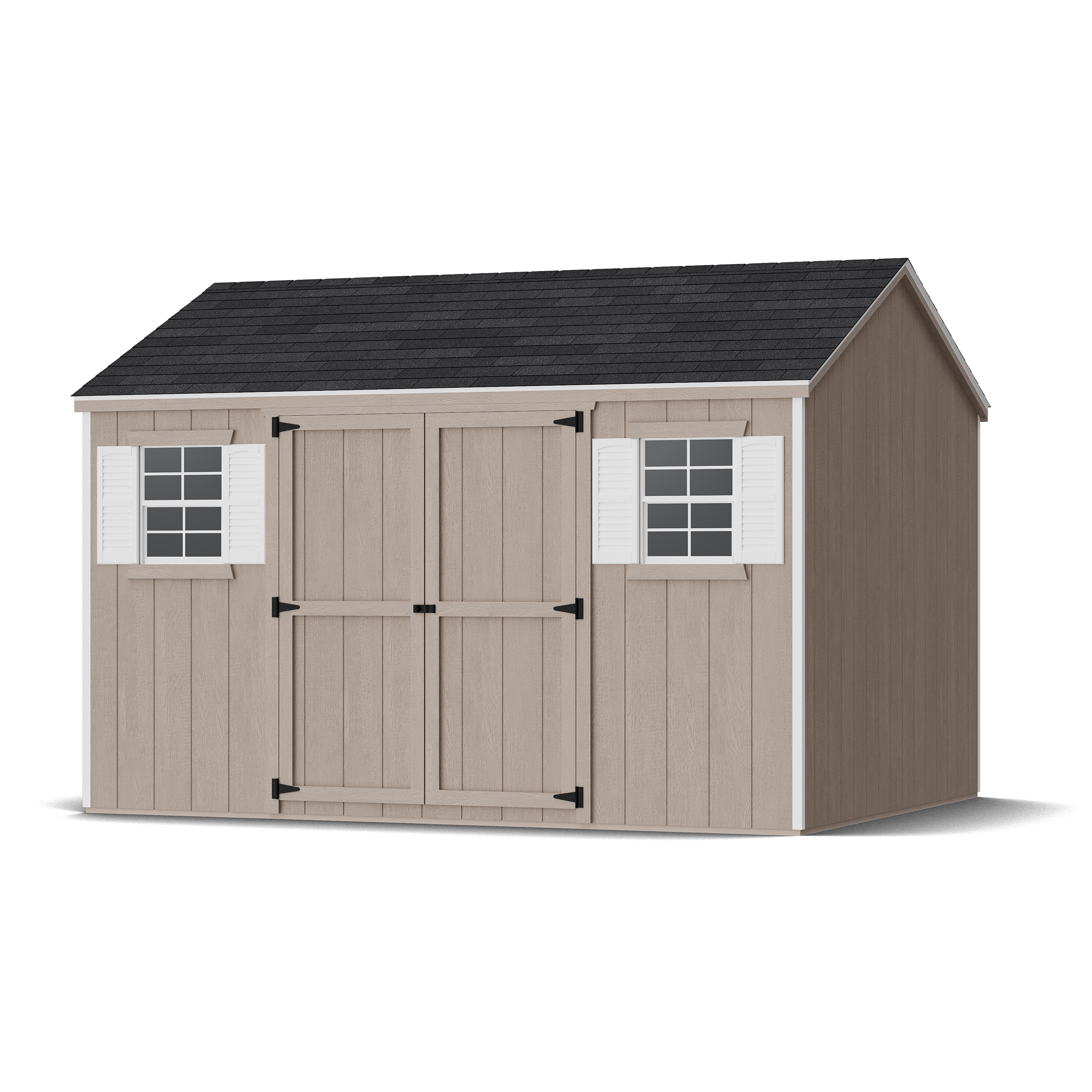 Rendering of Value Workshop Shed in assembly process ready to be painted.