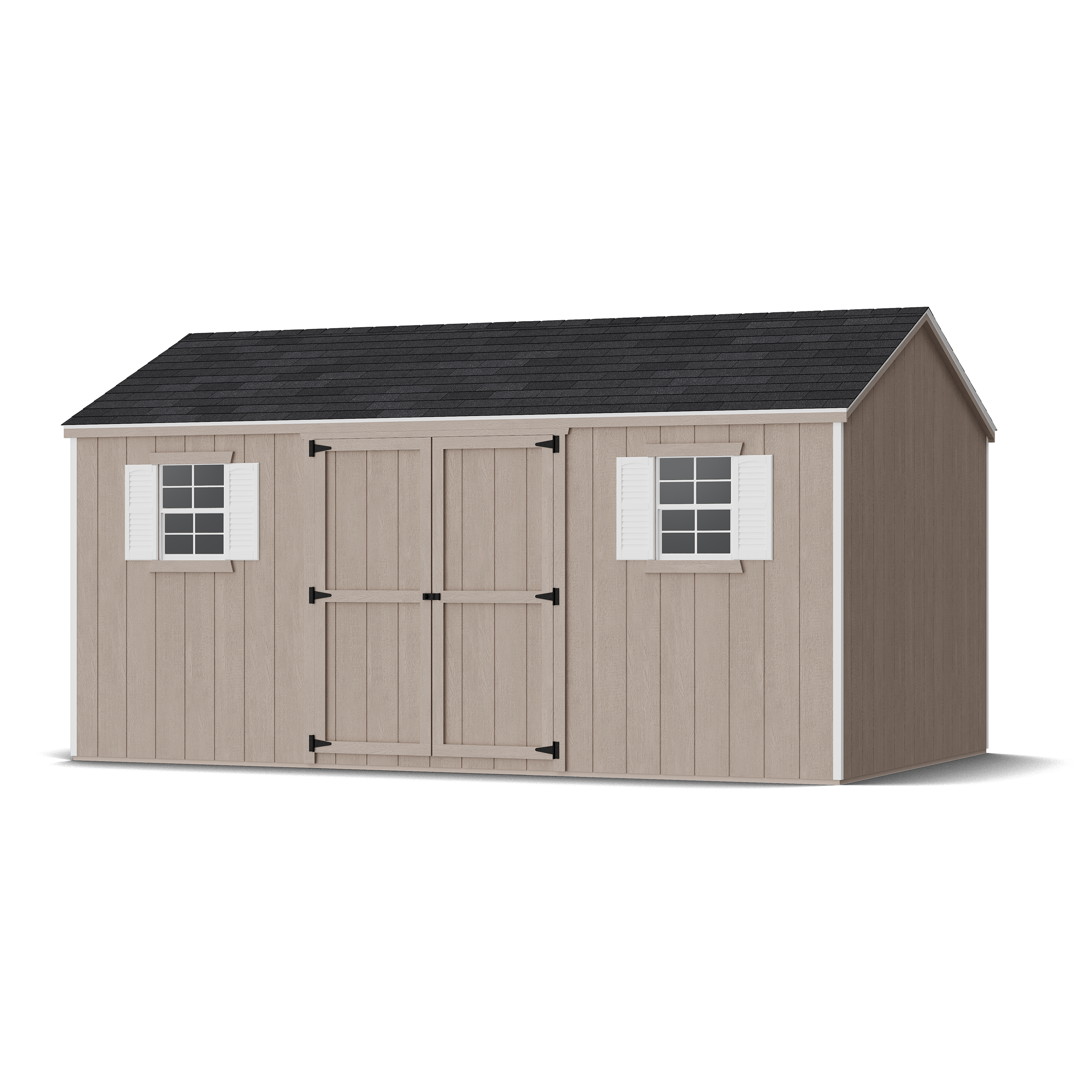 Rendering of Value Workshop Shed in assembly process ready to be painted.