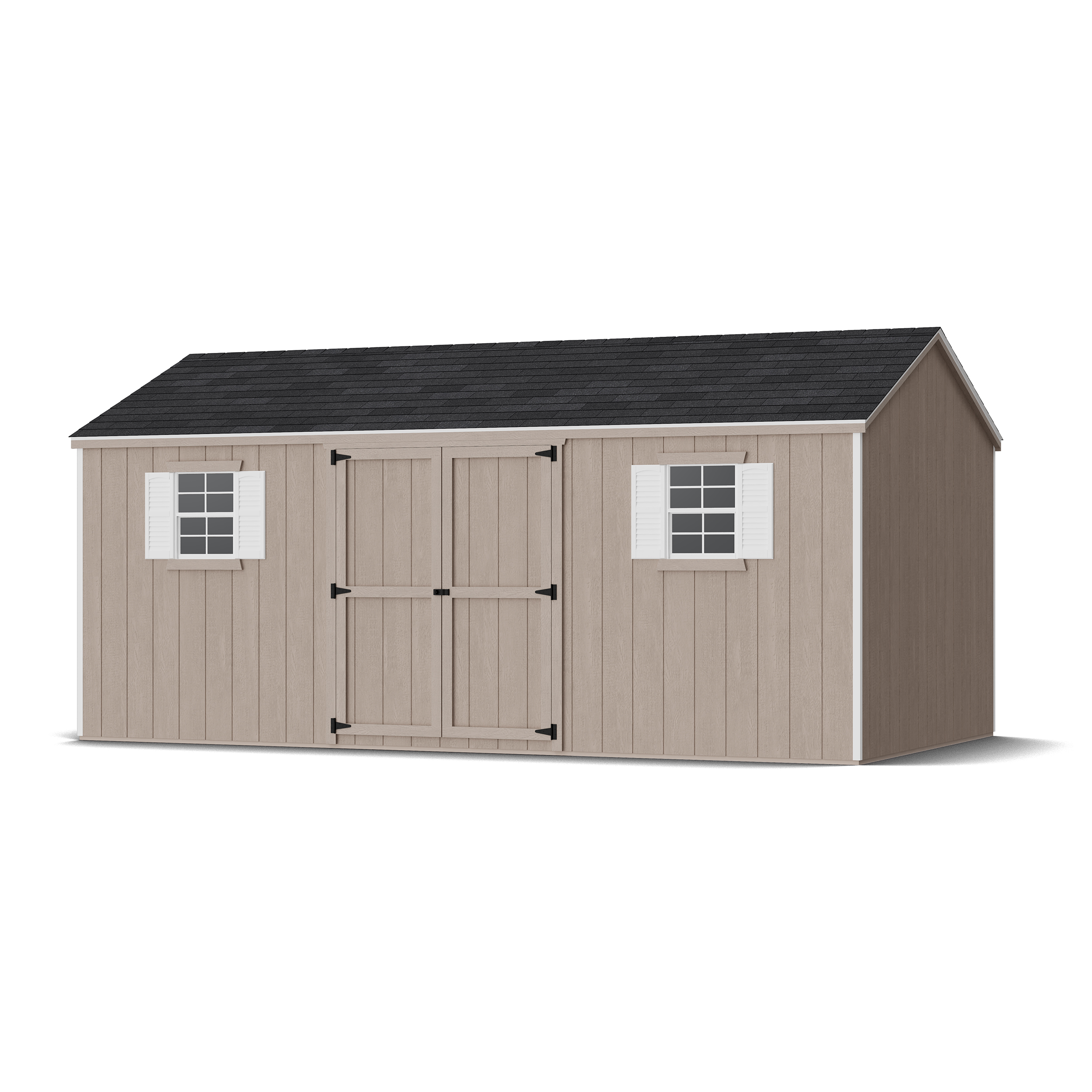 Rendering of Value Workshop Shed in assembly process ready to be painted.