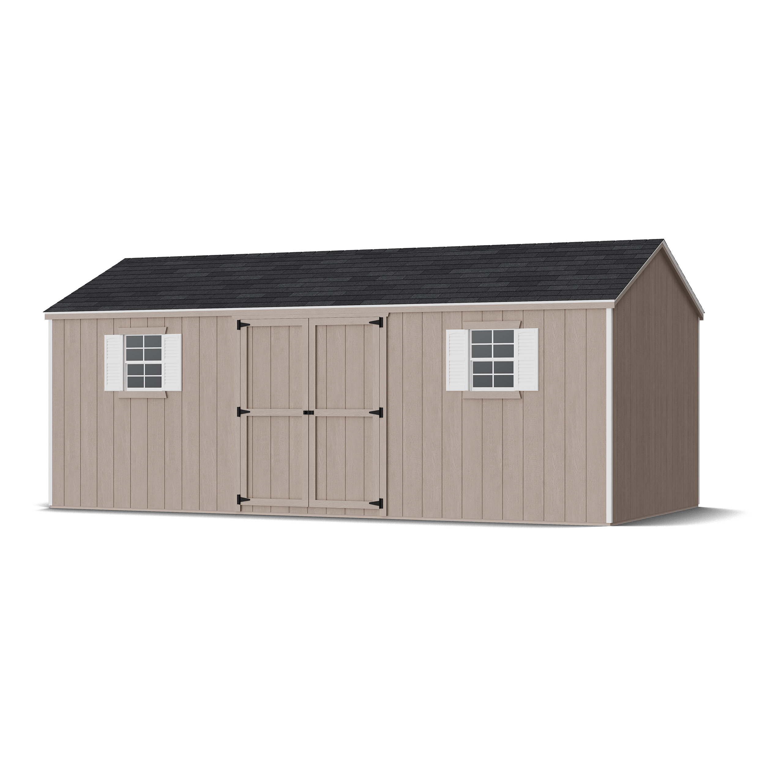 Rendering of Value Workshop Shed in assembly process ready to be painted.