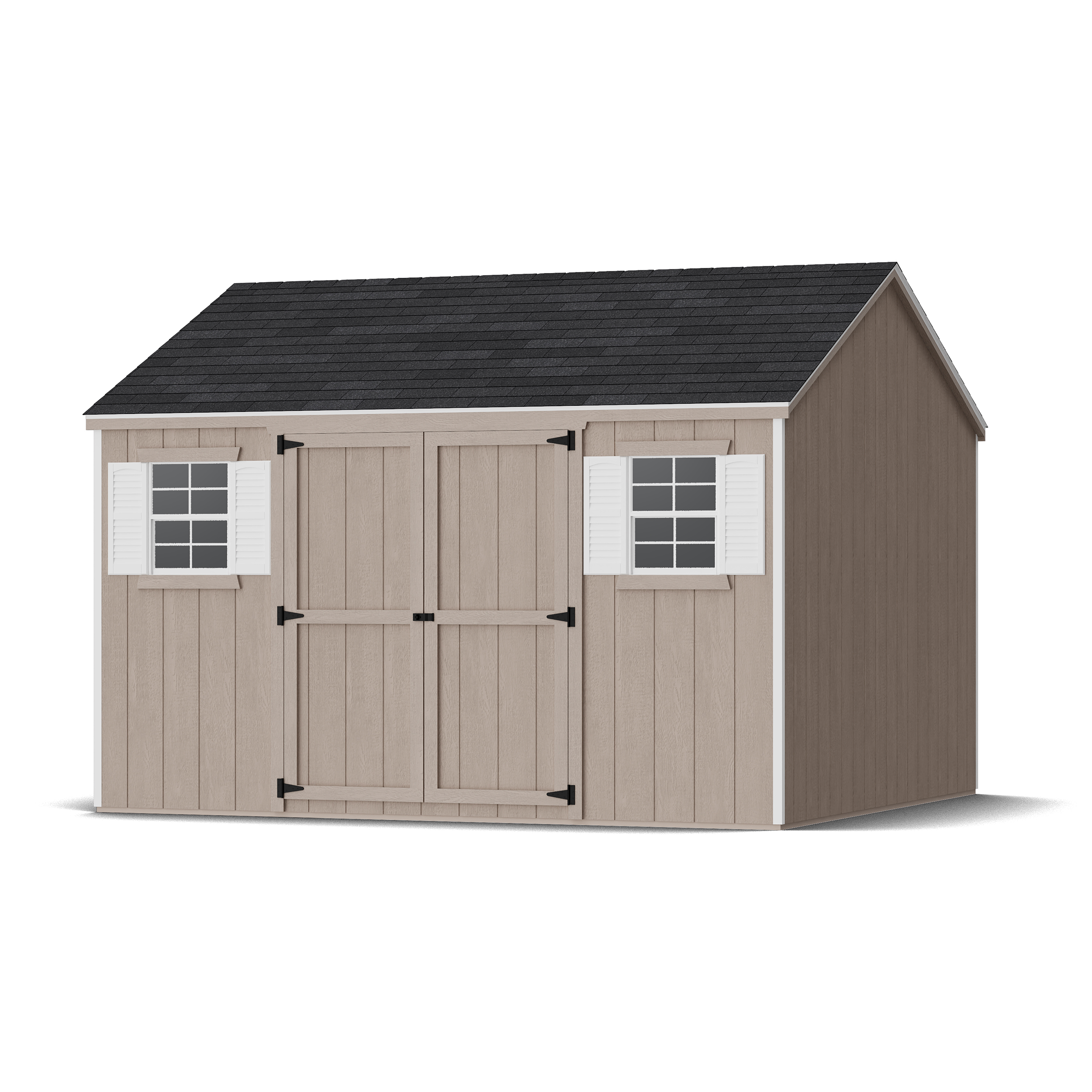 Rendering of Value Workshop Shed in assembly process ready to be painted.