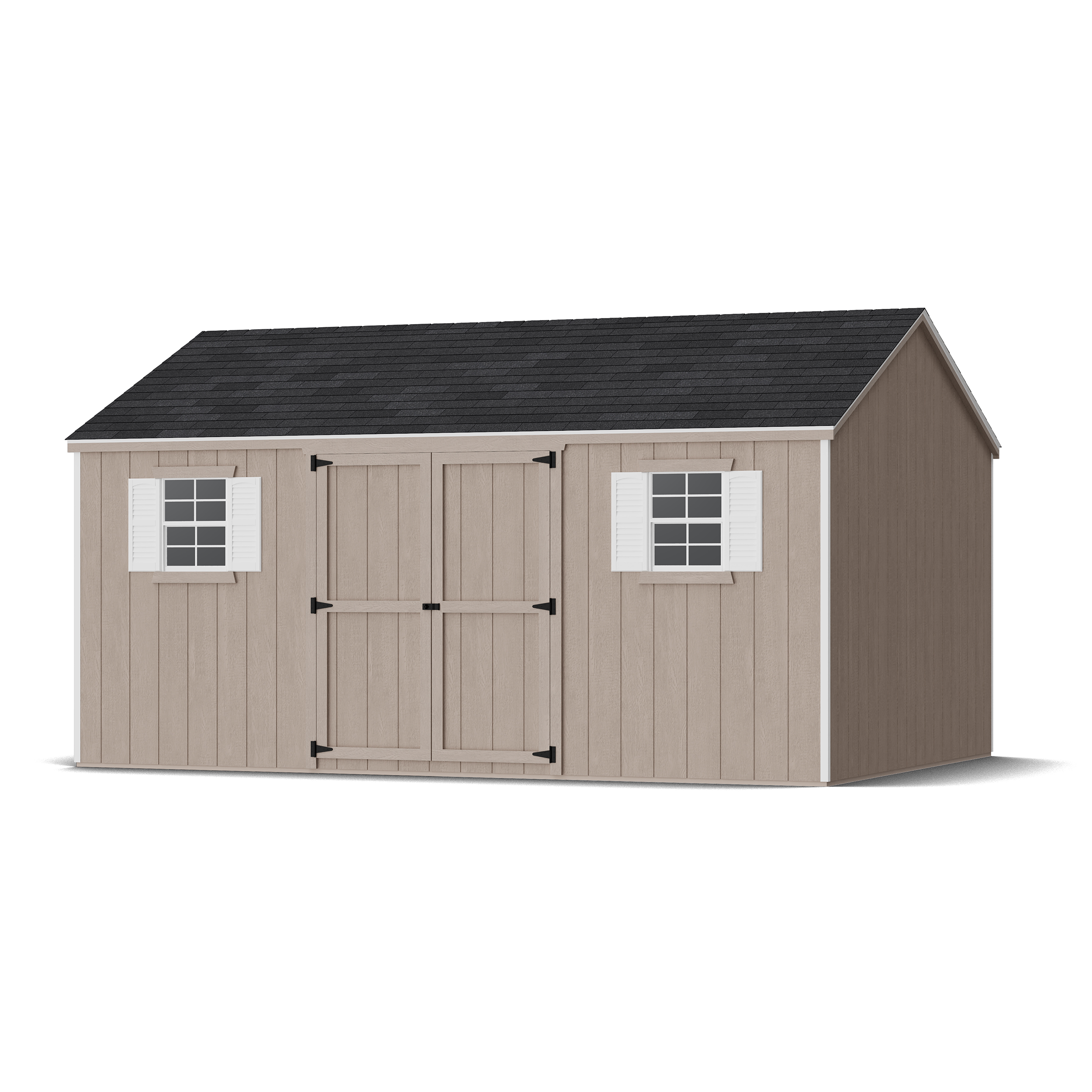 Rendering of Value Workshop Shed in assembly process ready to be painted.