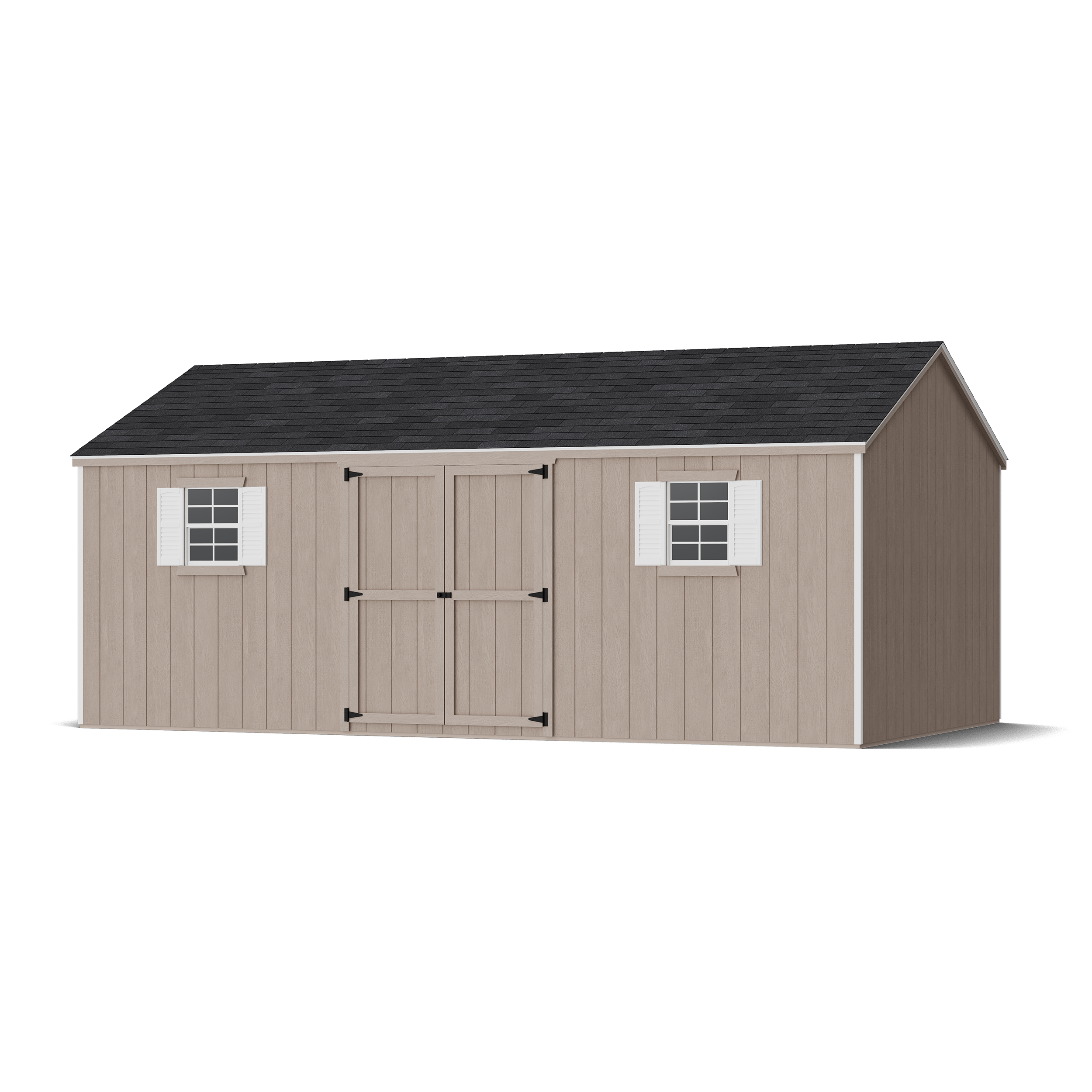 Rendering of Value Workshop Shed in assembly process ready to be painted.