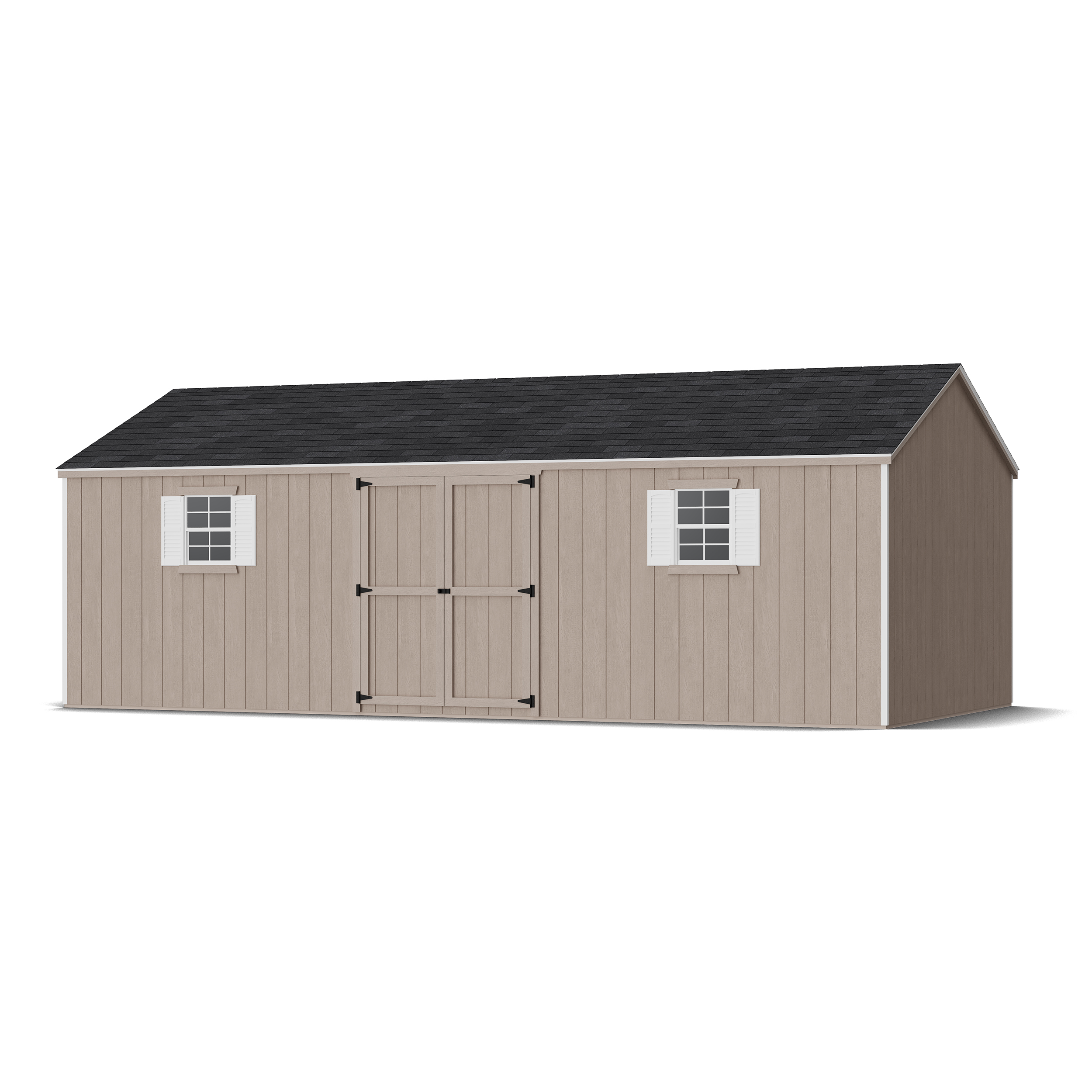 Rendering of Value Workshop Shed in assembly process ready to be painted.