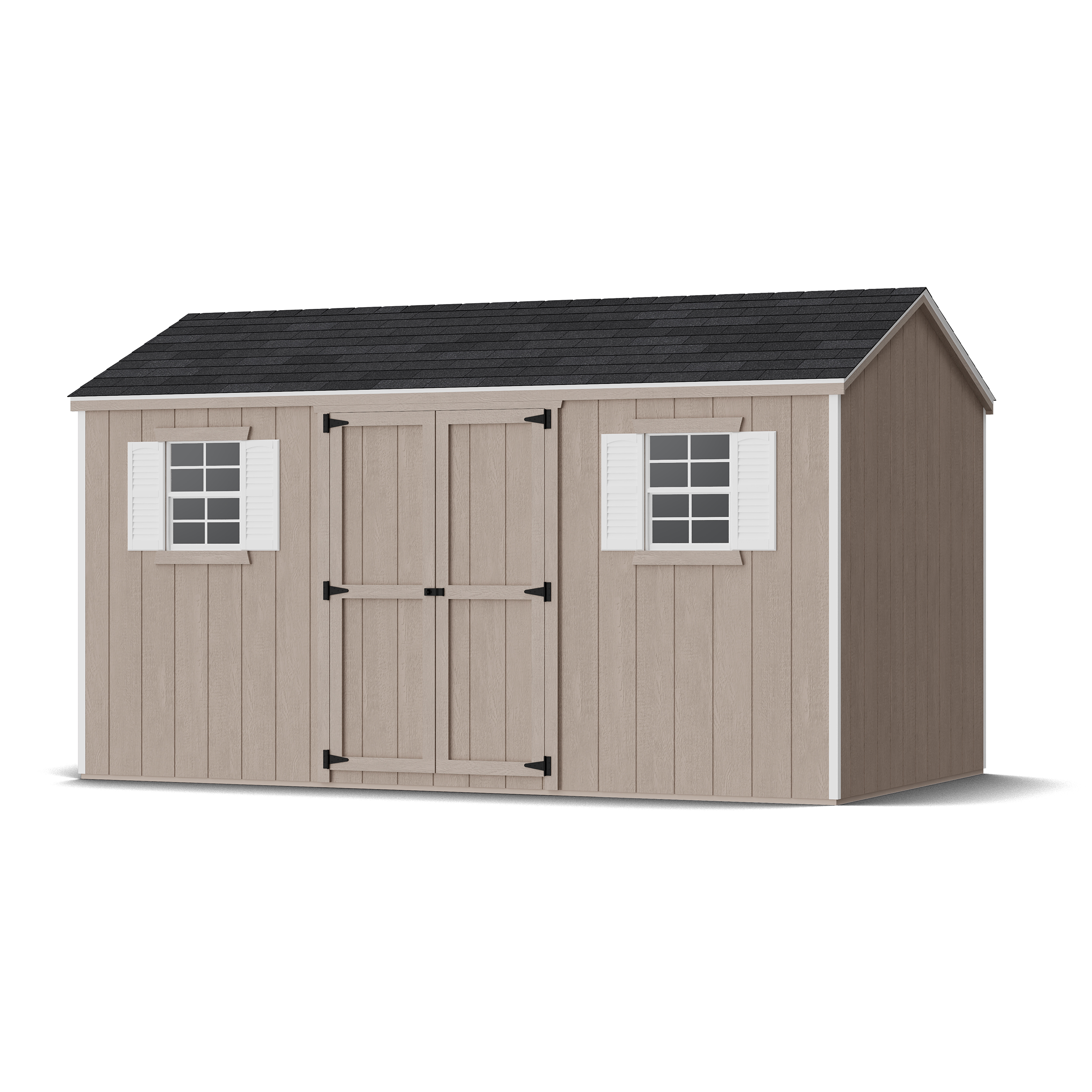 Rendering of Value Workshop Shed in assembly process ready to be painted.