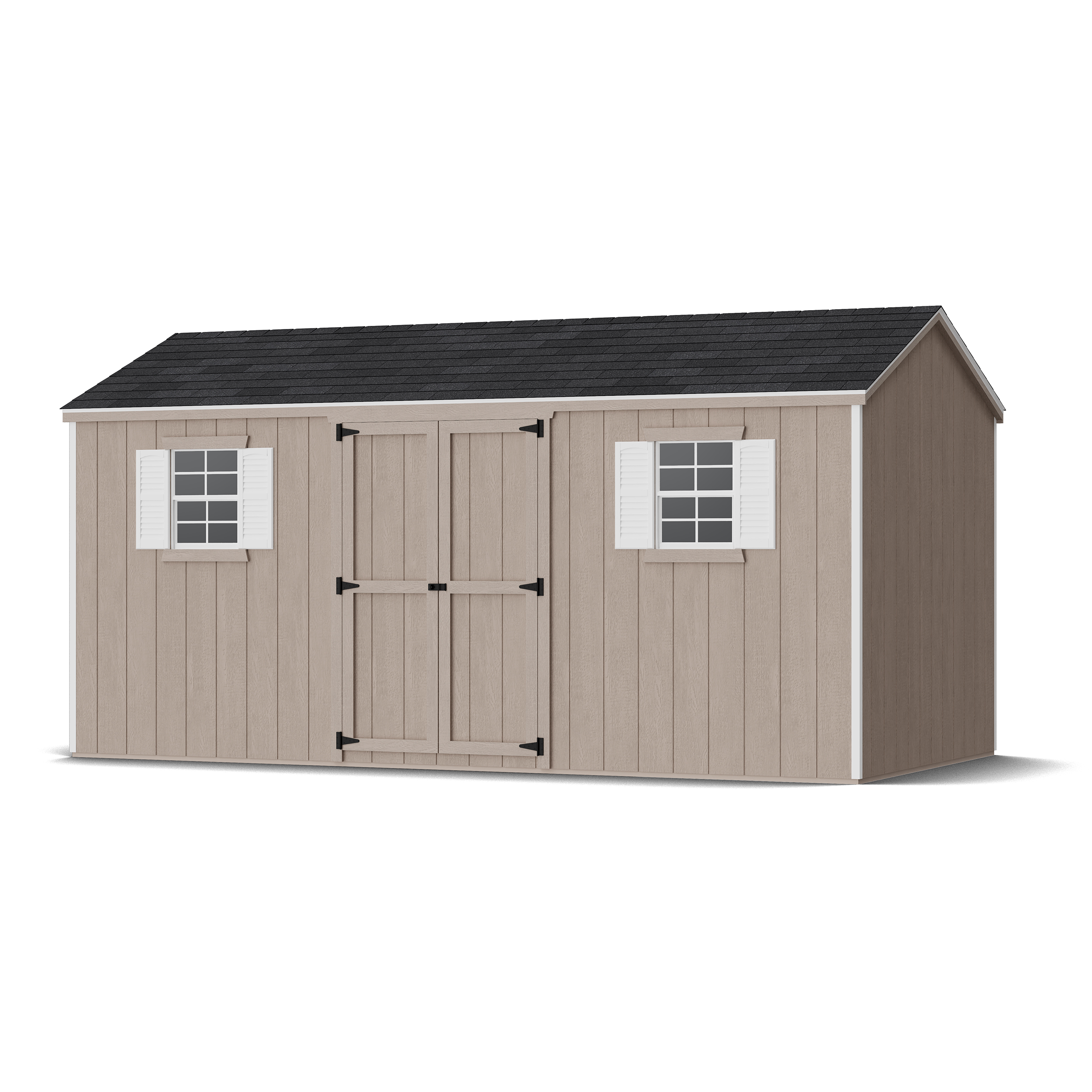 Rendering of Value Workshop Shed in assembly process ready to be painted.