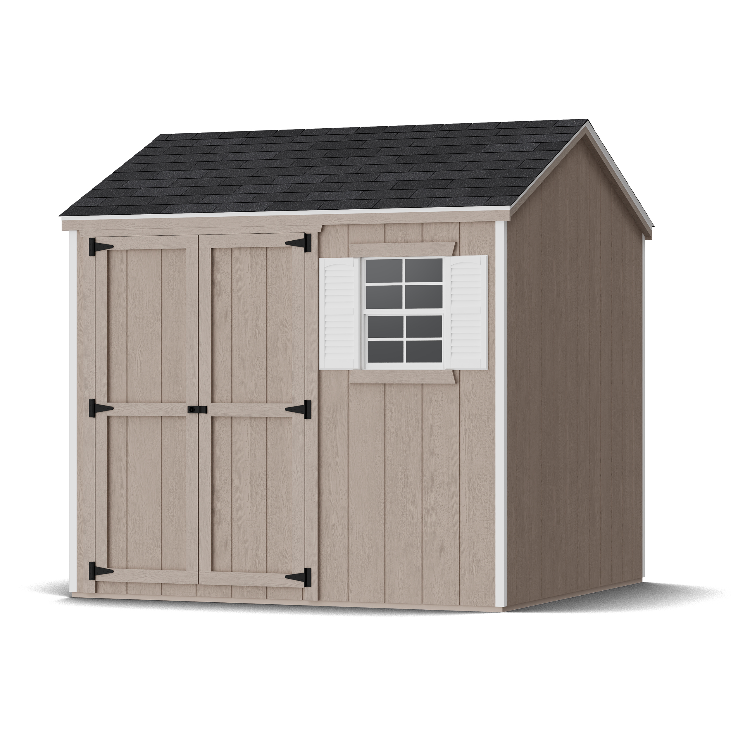 Rendering of Value Workshop Shed in assembly process ready to be painted.