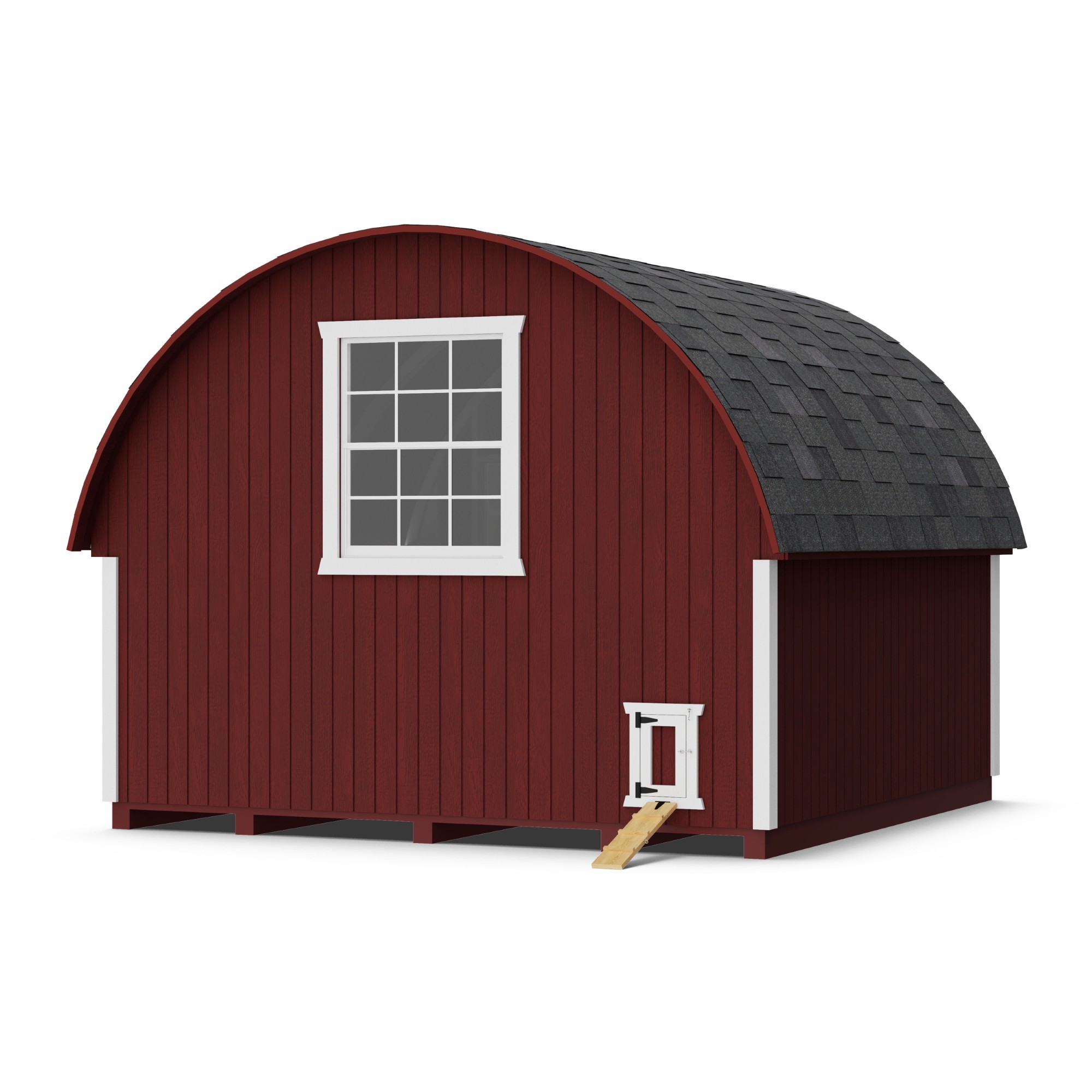 Round Roof Coop door graphic