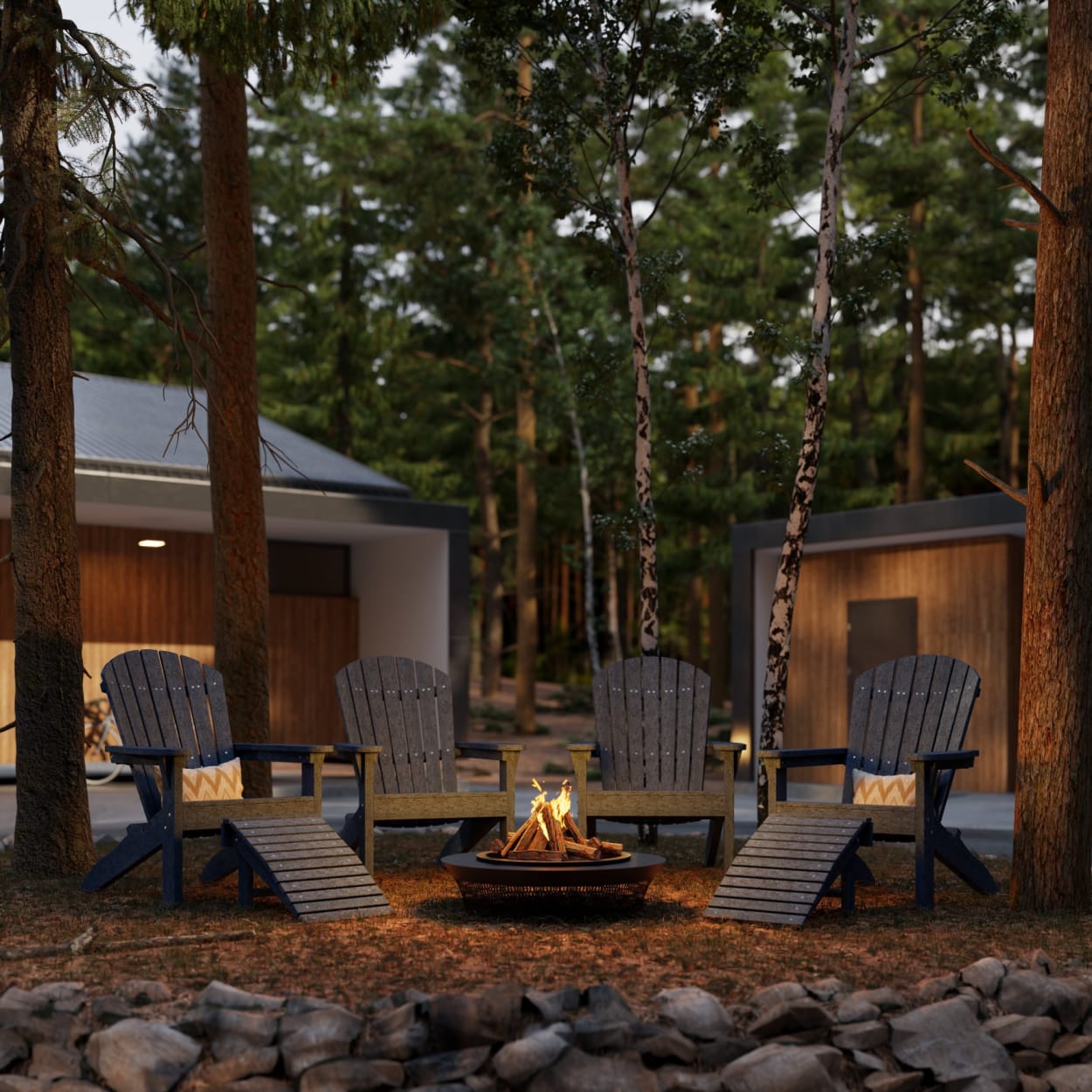 Heritage Sunset Adirondack Chair