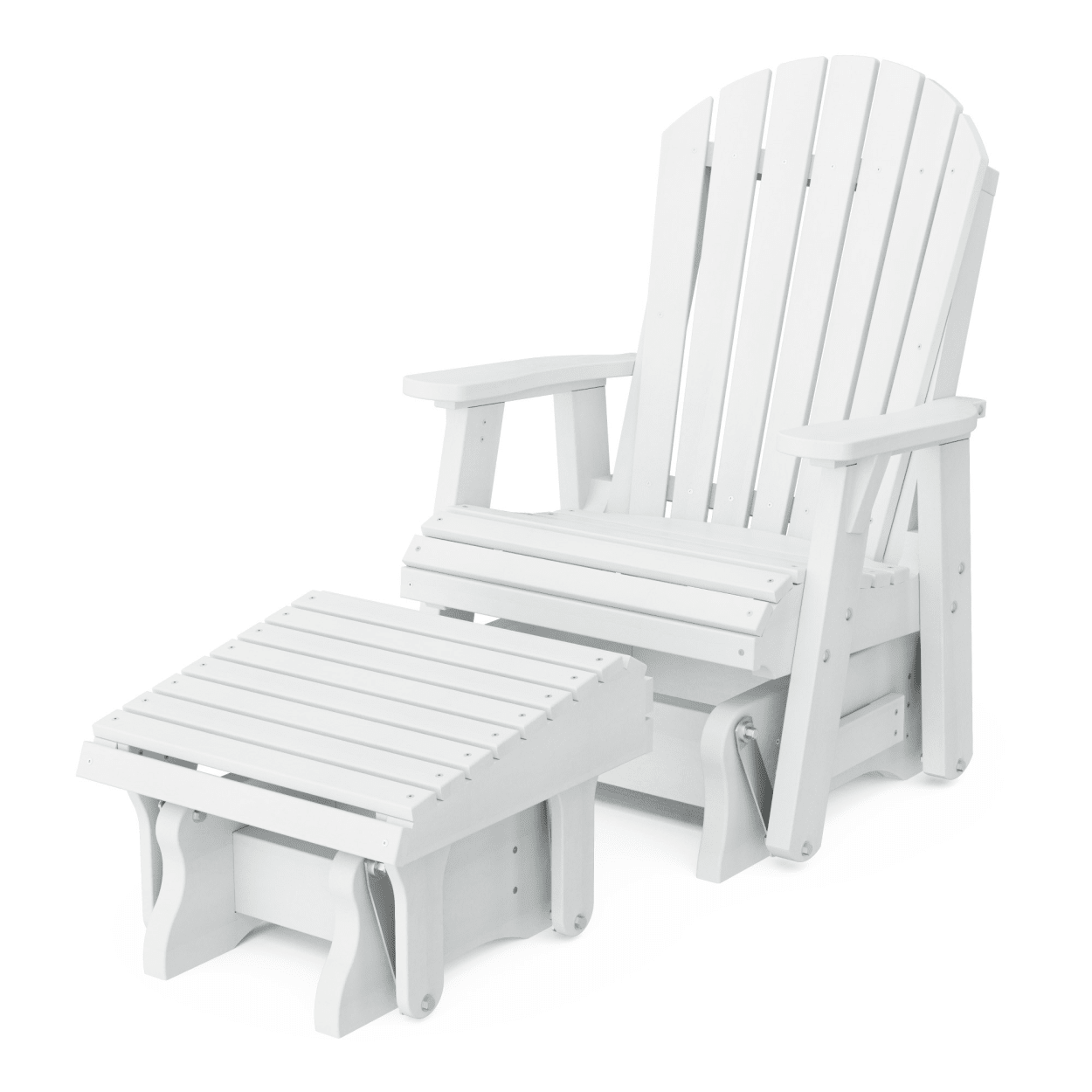 Heritage Single Glider with Ottoman