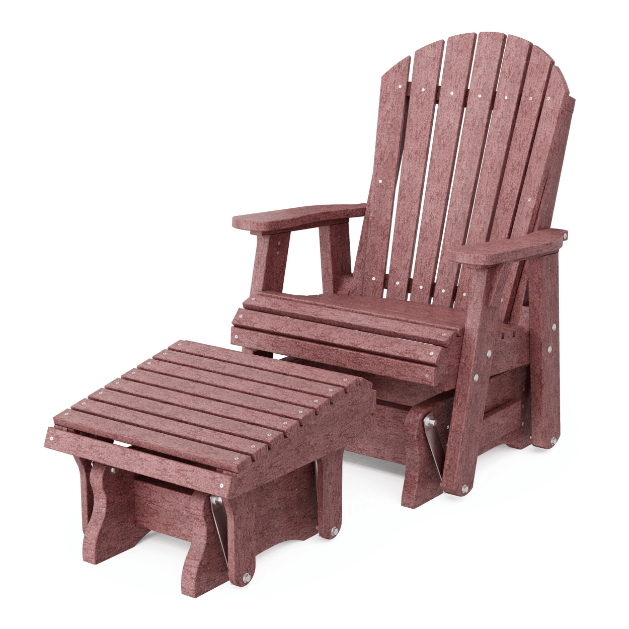 Heritage Single Glider with Ottoman