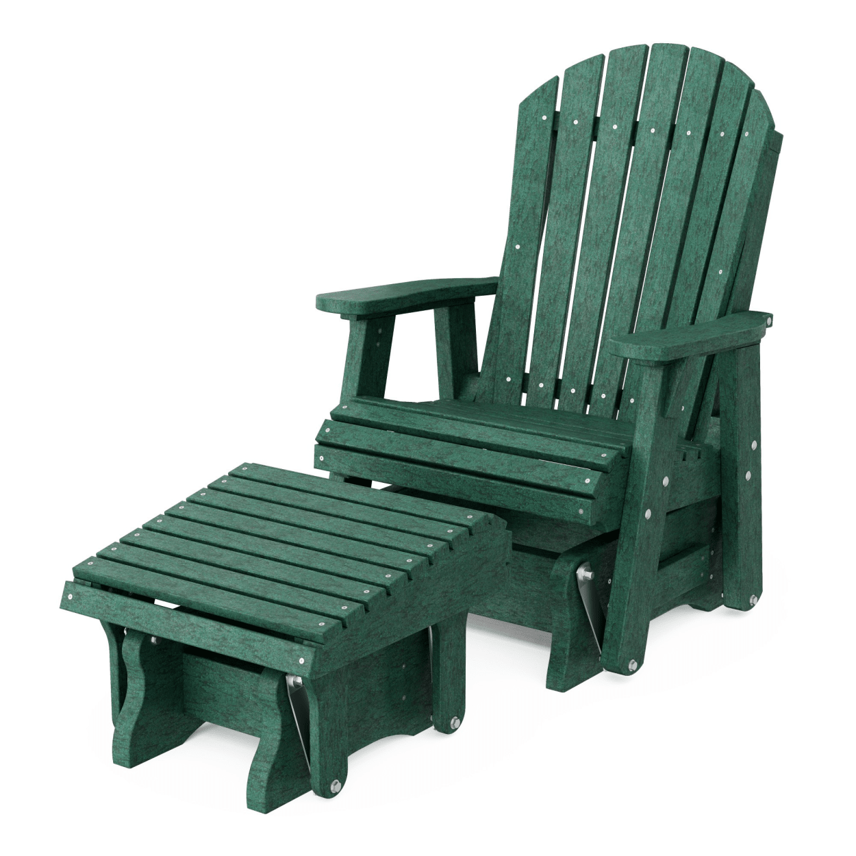 Heritage Single Glider with Ottoman