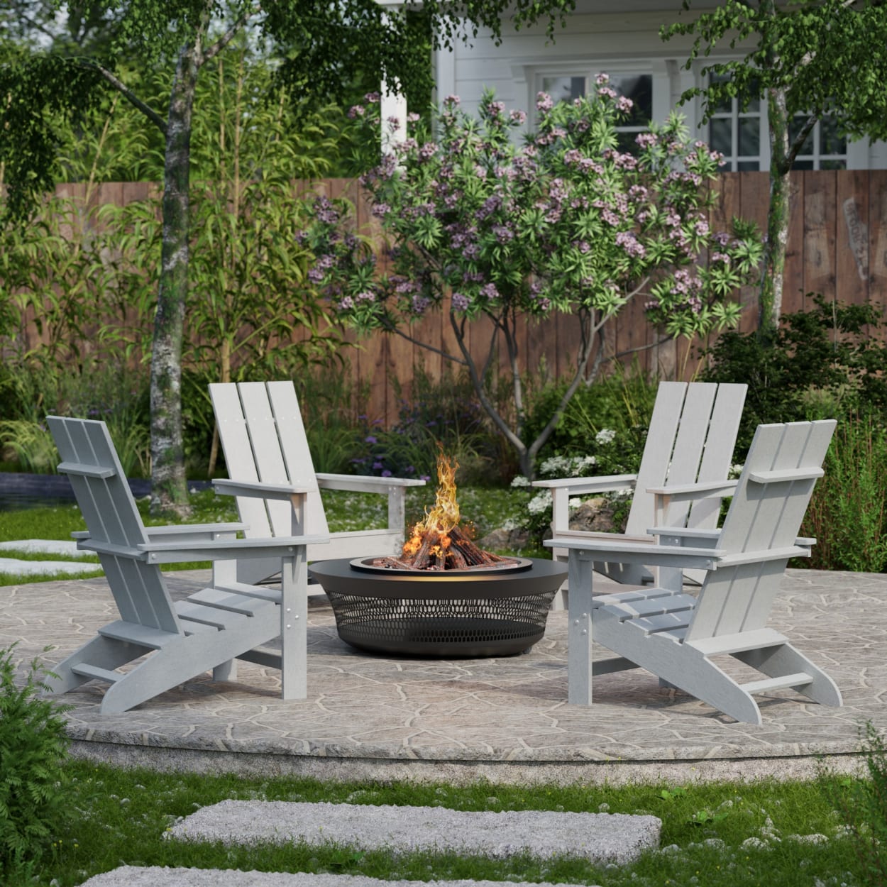 Freedom Modern Adirondack Chairs Set of 4