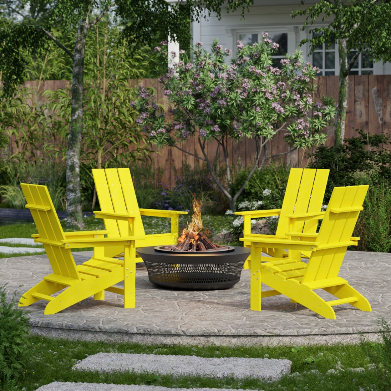 Freedom Modern Adirondack Chairs Set of 4