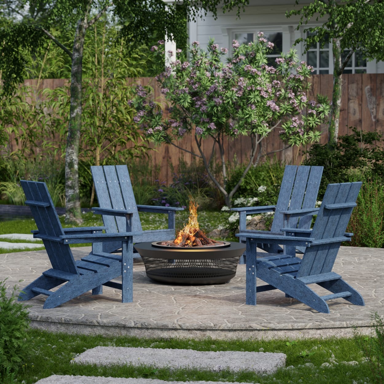 Freedom Modern Adirondack Chairs Set of 4