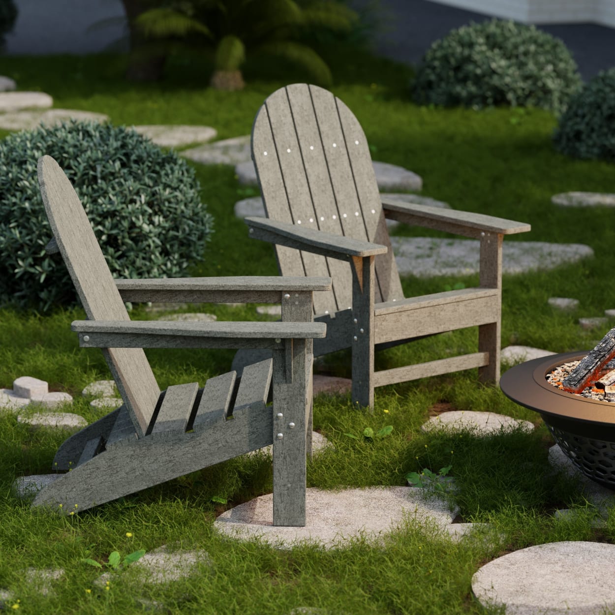 Freedom Traditional Adirondack Chairs Set of 4