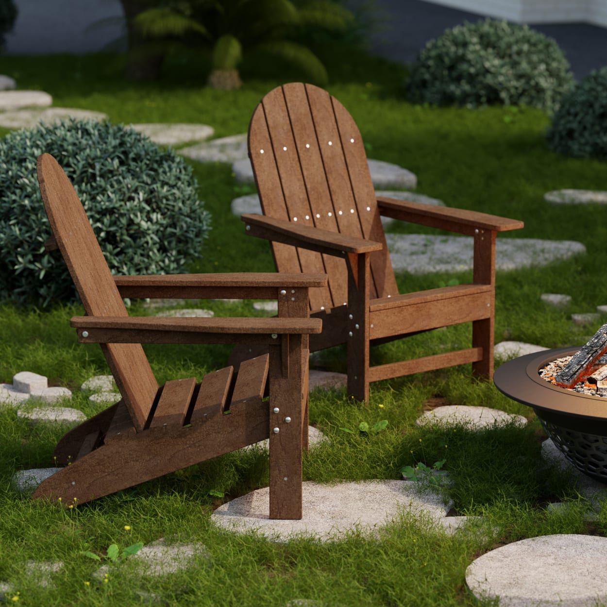 Freedom Traditional Adirondack Chairs Set of 4