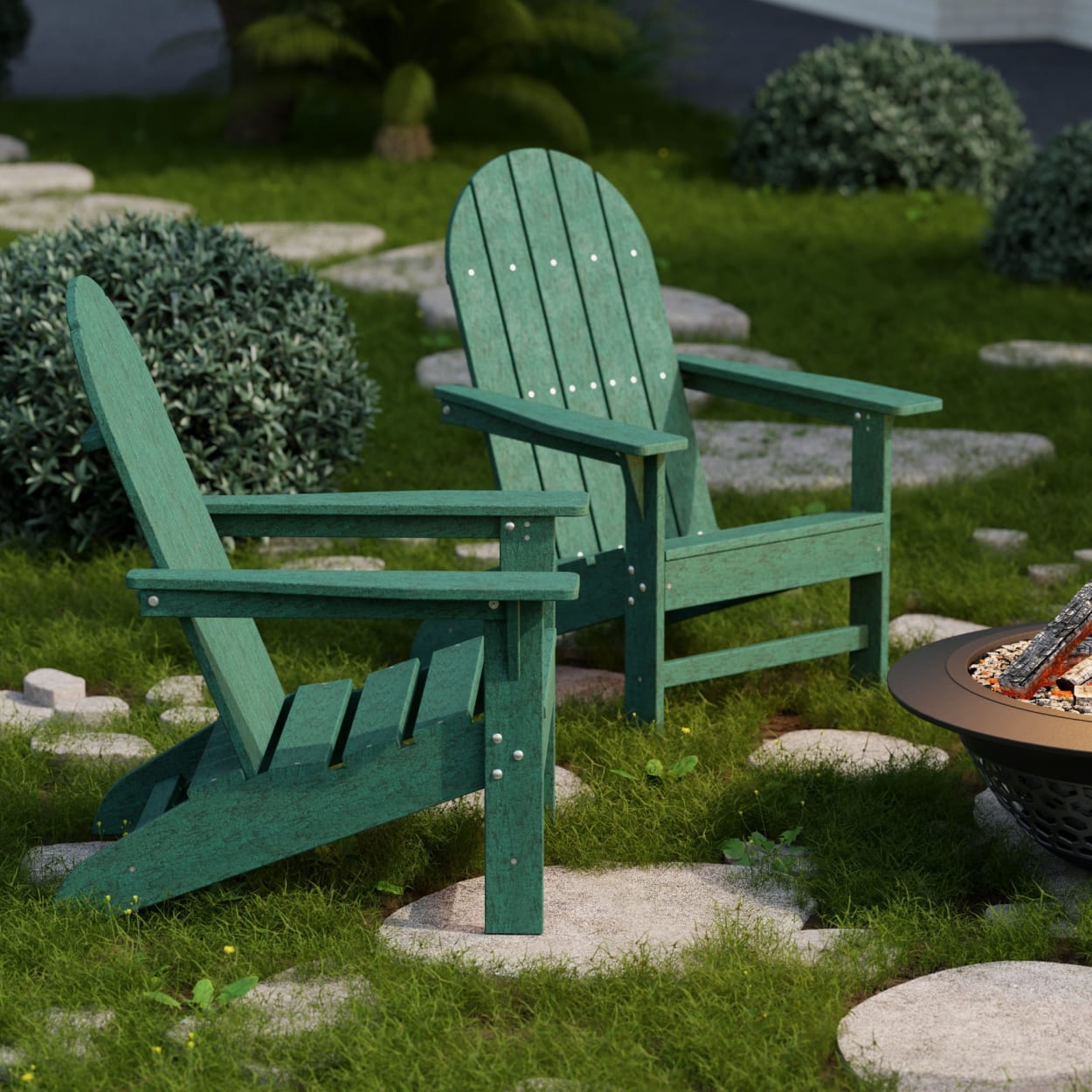 Freedom Traditional Adirondack Chairs Set of 4