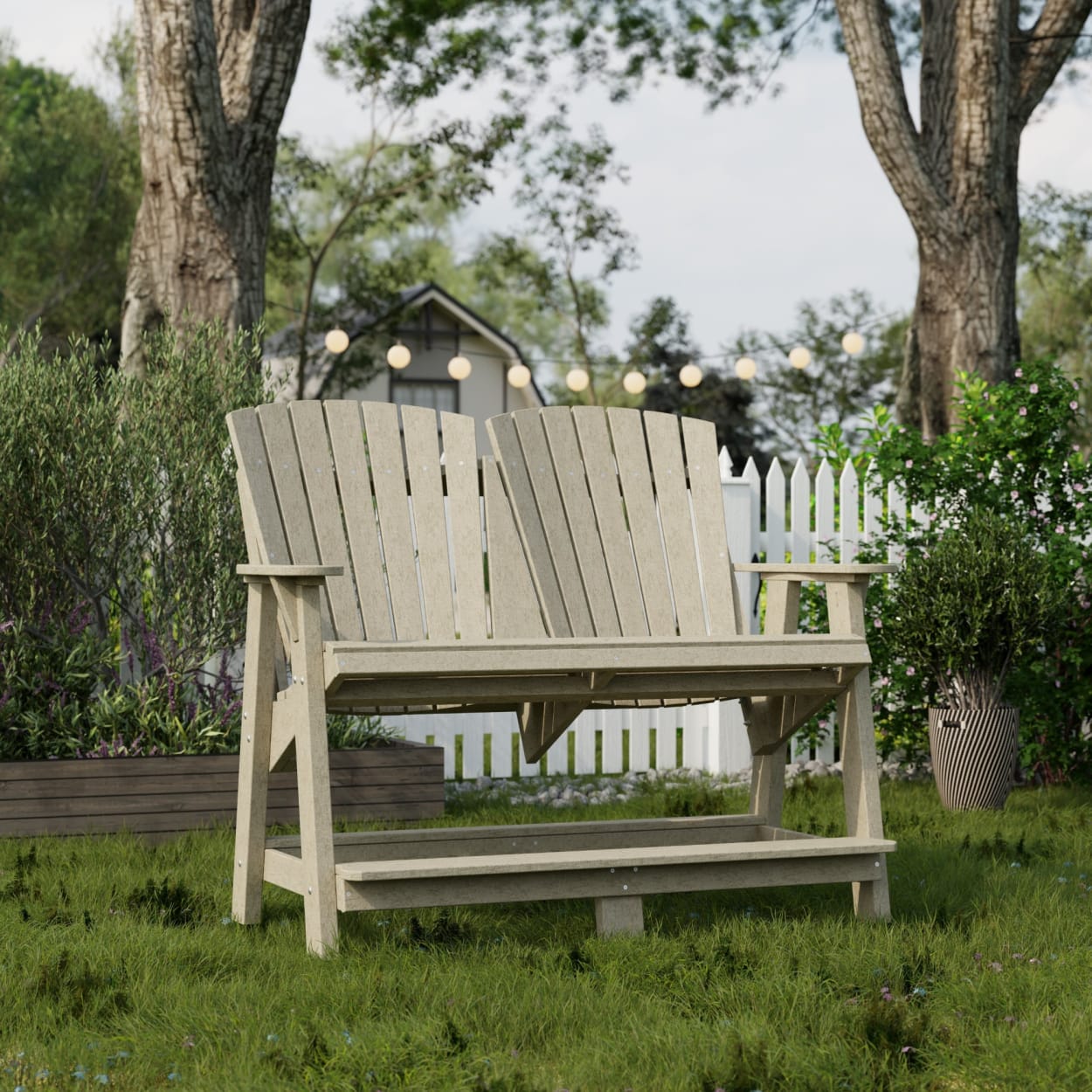 Heritage Tall Adirondack Bench