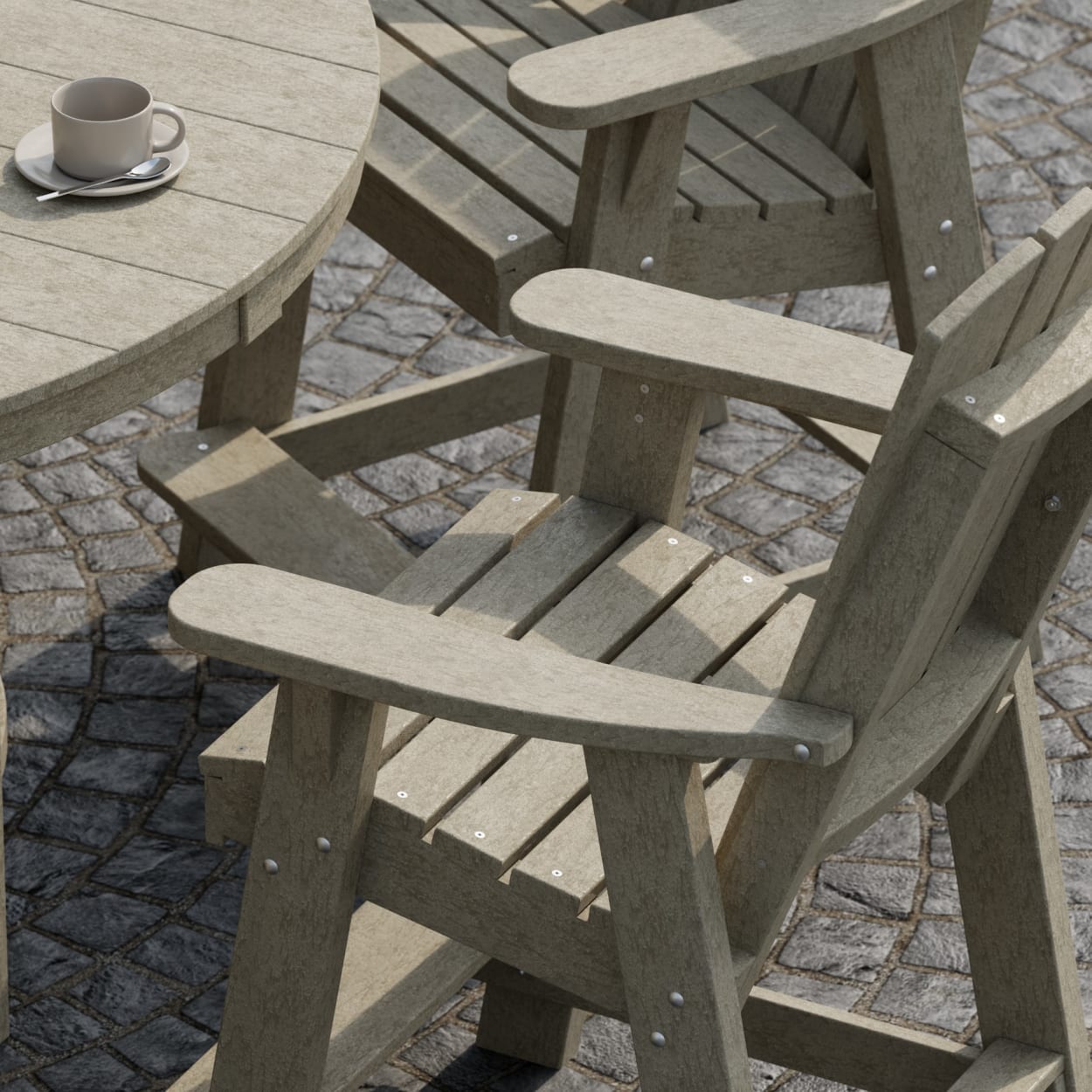 Heritage 7-Piece Round Counter Height Dining Set