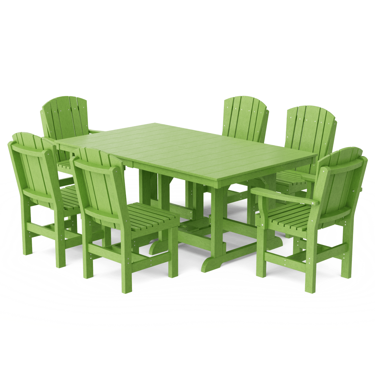 Heritage 7-Piece 44"x72" Dining Set