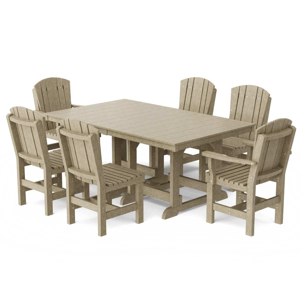 Heritage 7-Piece Rectangular Dining Set