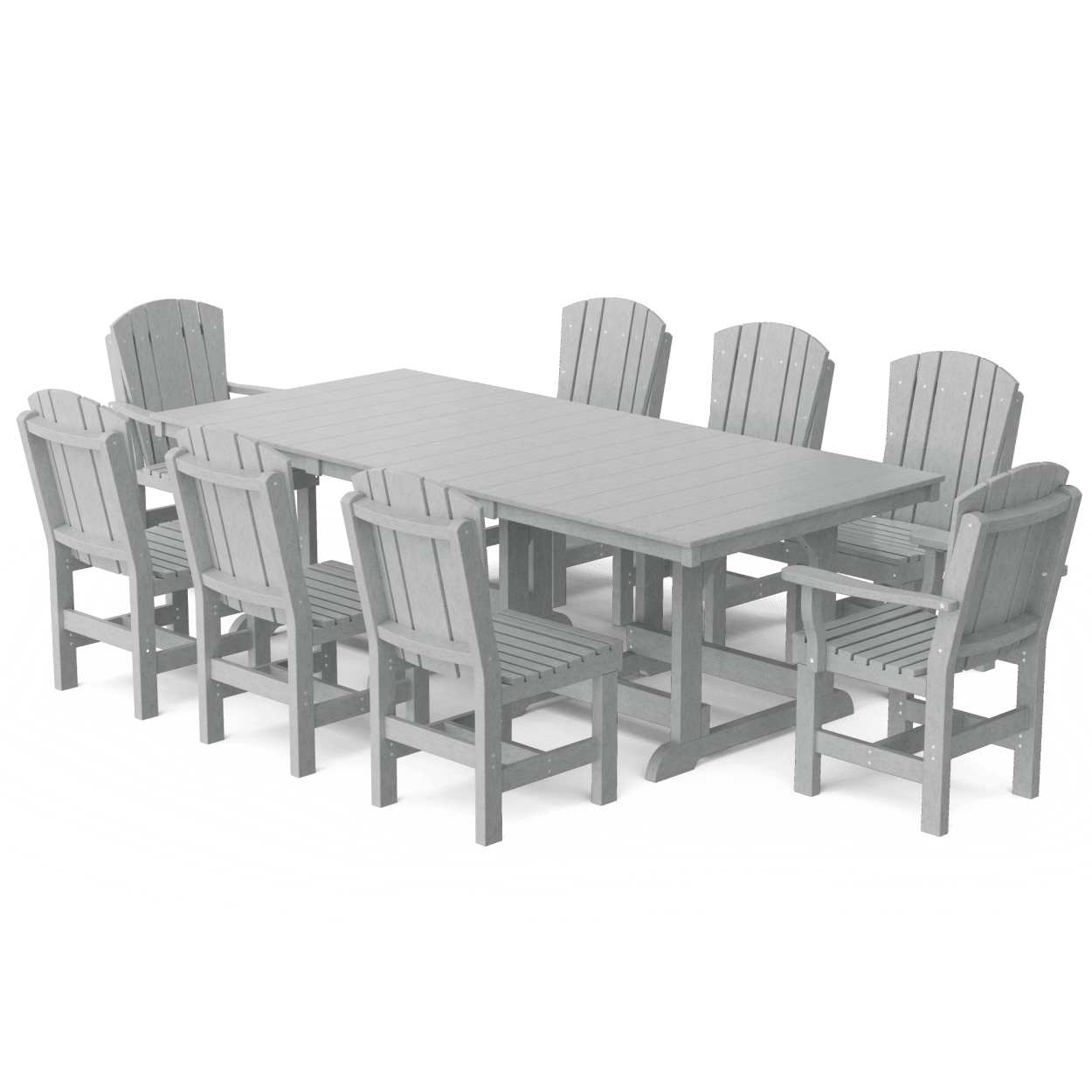 Heritage 9-Piece 44"x94" Dining Set