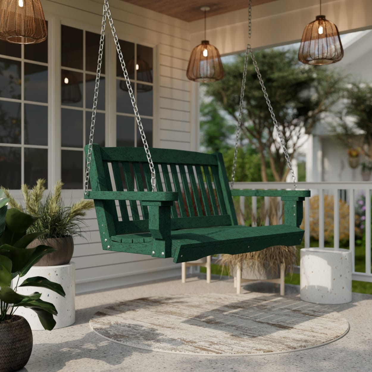 Classic Mission Porch Swing