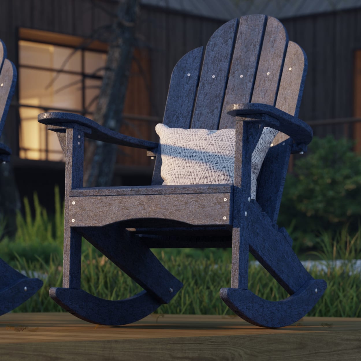 Classic Adirondack Rocking Chair