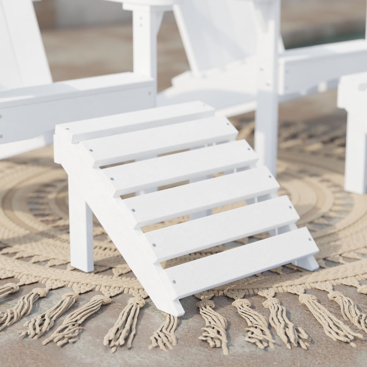 Classic Adirondack Footstool