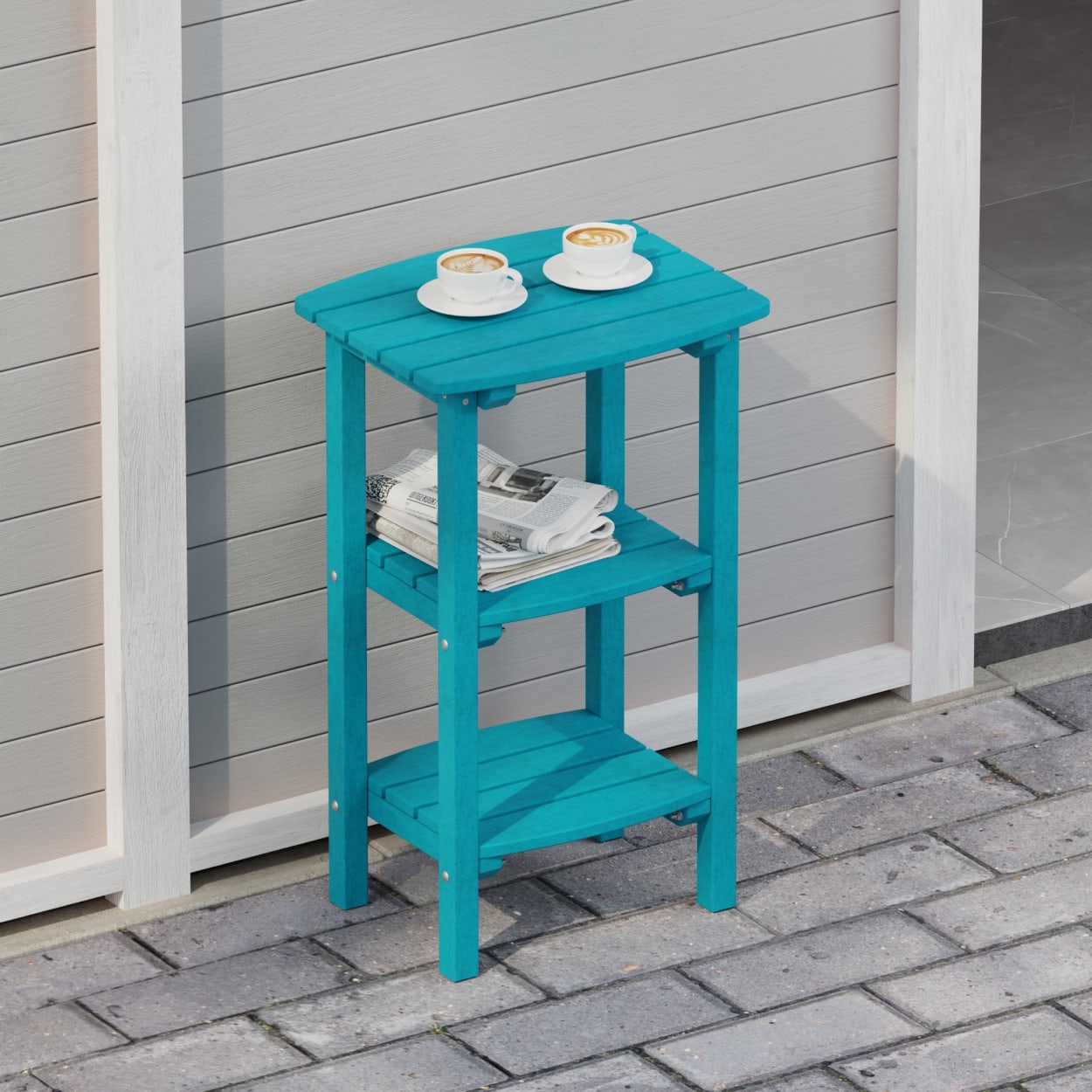 Classic 3-Shelf Side Table