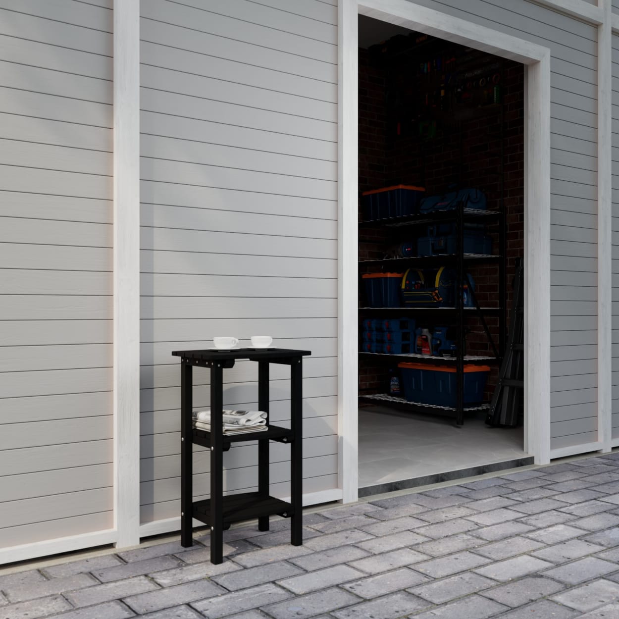 Classic Three-Tier Side Table