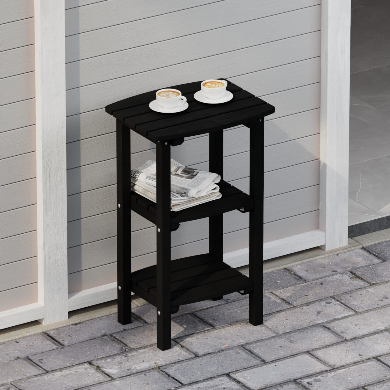 Classic Three-Tier Side Table