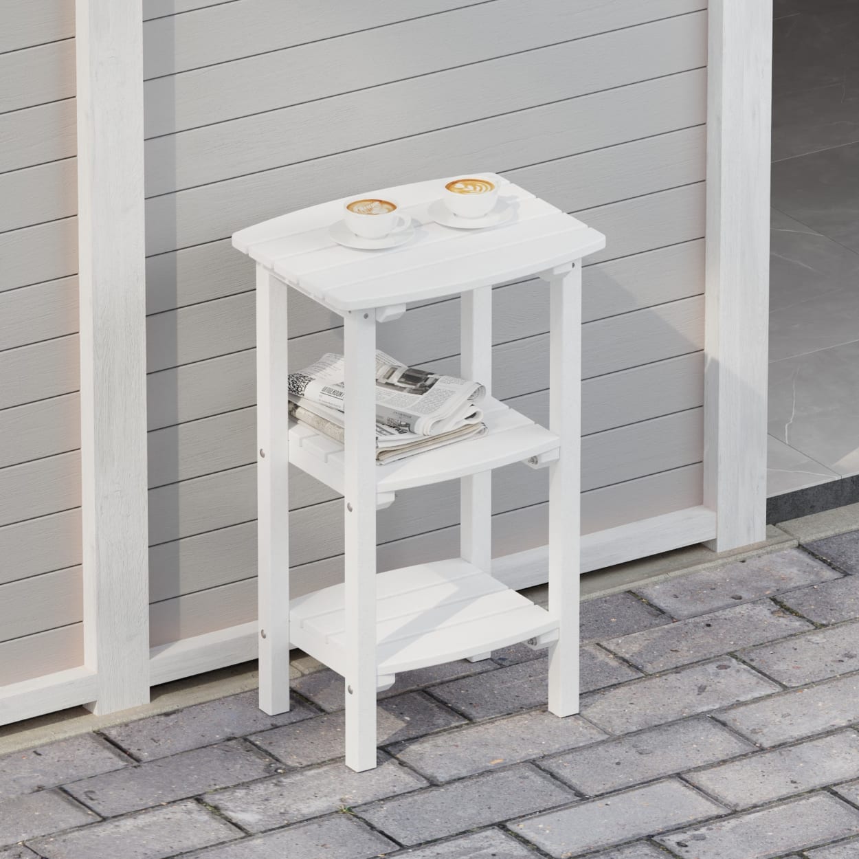 Classic Three-Tier Side Table