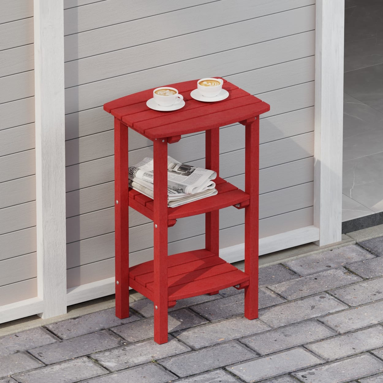 Classic Three-Tier Side Table