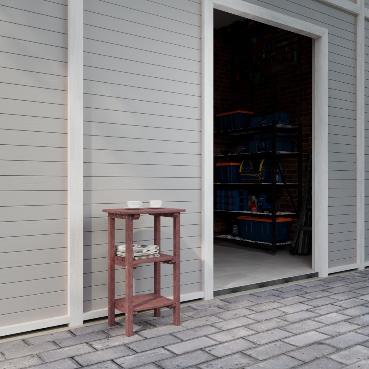 Classic Three-Tier Side Table