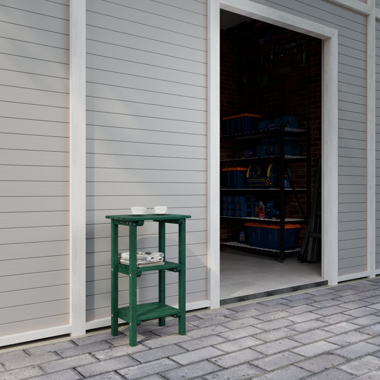 Classic Three-Tier Side Table