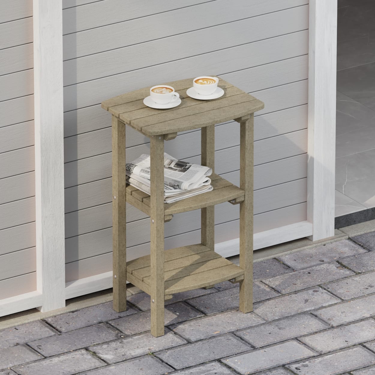 Classic Three-Tier Side Table