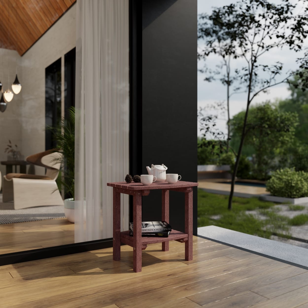 Classic Two-Tier Side Table