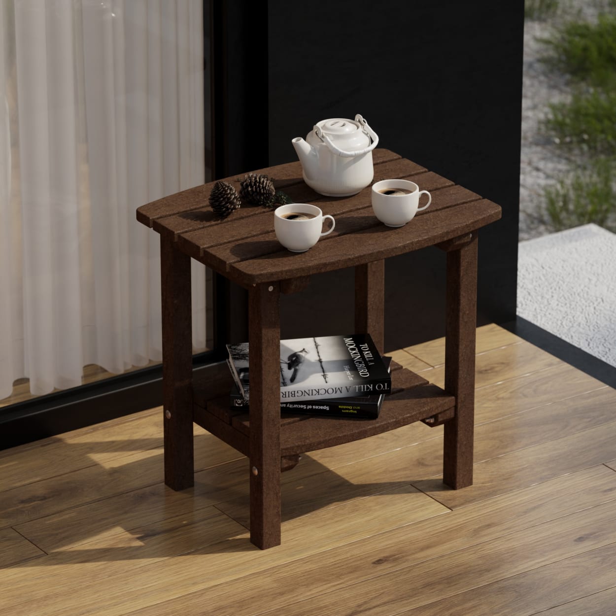 Classic Two-Tier Side Table