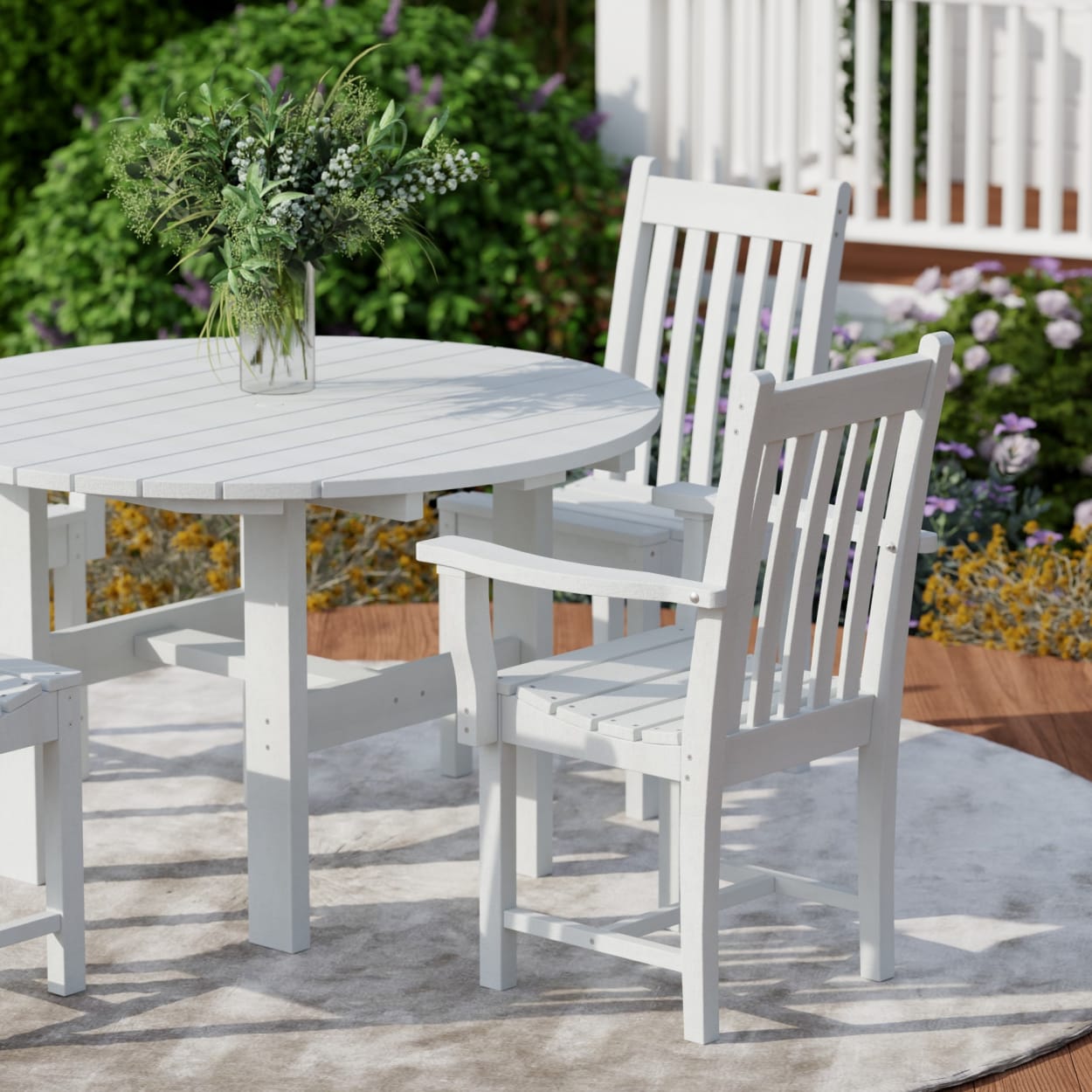 Classic 5-Piece Round Dining Set
