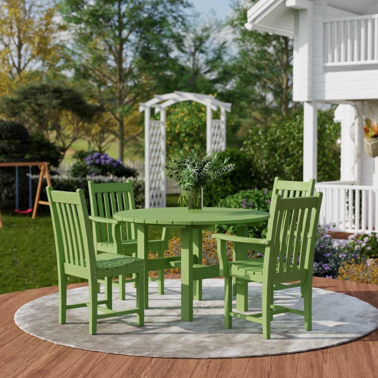 Classic 5-Piece Round Dining Set