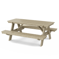 Heritage 72" Picnic Table with Attached Benches