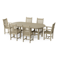 Classic 7-Piece Oval Dining Set