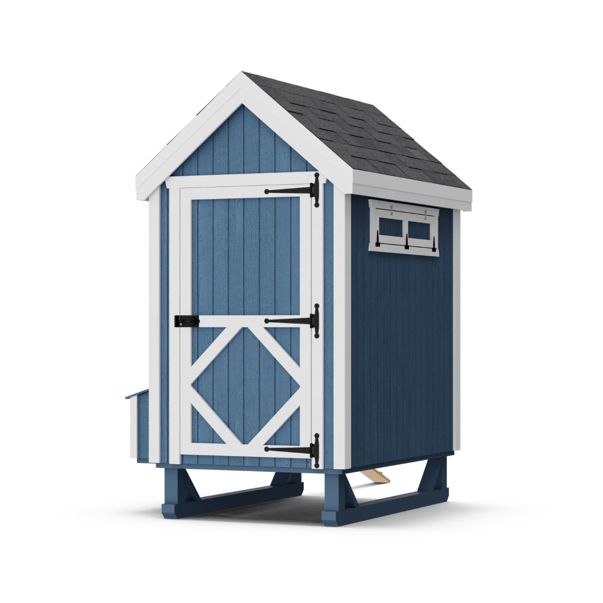 Colonial Gable Chicken Coop door graphic